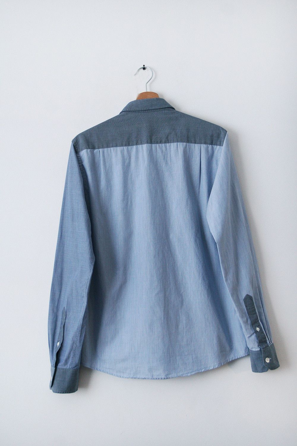 Acne Studios Acne Studios Victor Block Blue Button Down Blue Shirt 48 M Size US M / EU 48-50 / 2 - 5 Thumbnail