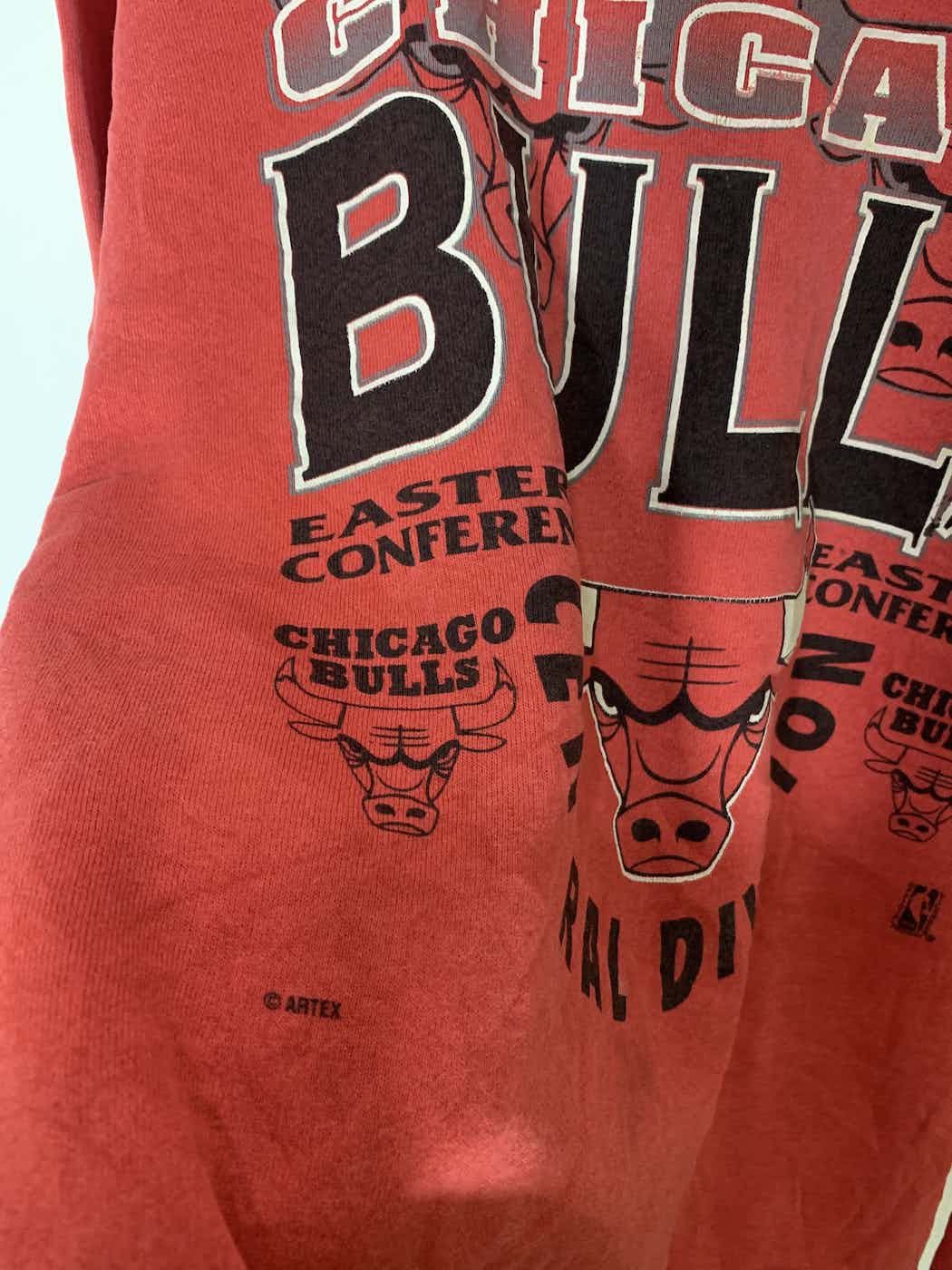 NBA × Vintage Vintage Sun faded NBA Chicago Bulls sweatshirt Size US L / EU 52-54 / 3 - 7 Thumbnail