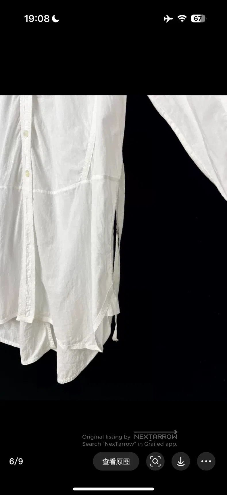 Ann Demeulemeester Ann Demeulemeester White Ribbon Shirt Size XS / US 0-2 / IT 36-38 - 5 Thumbnail