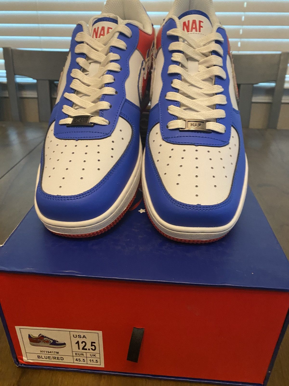 Designer Custom Designer NAF 4th of July edition Size US 12.5 / EU 45-46 - 2 Thumbnail