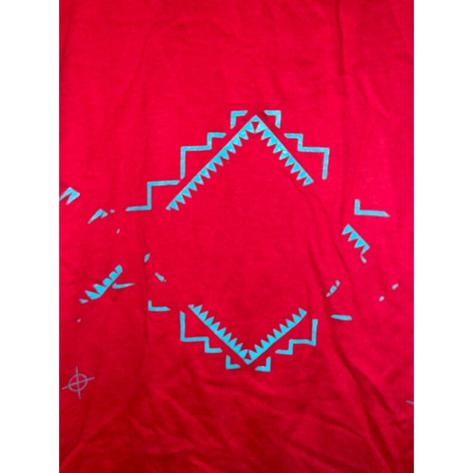 Jerzees Vintage Test Print Shirt Tee Red Graphic VTG Large 90s Size US L / EU 52-54 / 3 - 2 Thumbnail