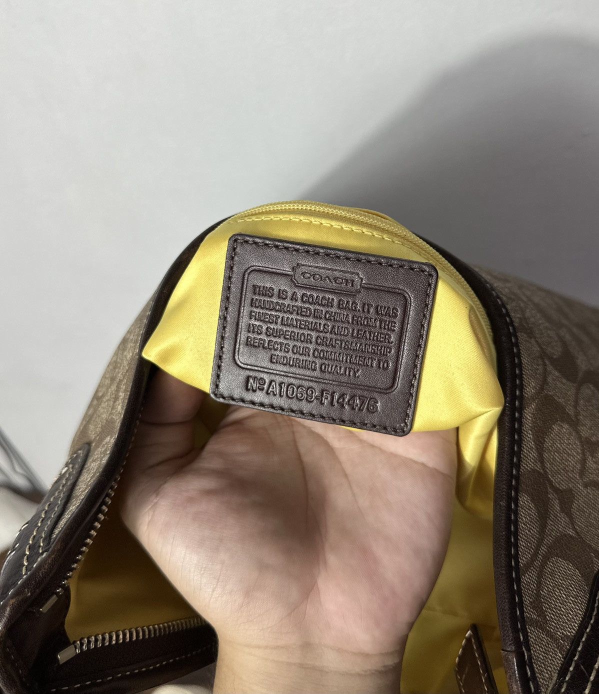 Coach Authentic COACH Hobo Signature Heritage Stripe Shoulder Bag Size ONE SIZE - 8 Thumbnail