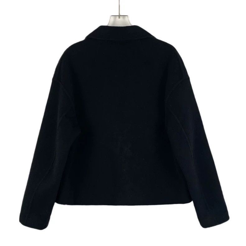 Fendi Fendi Black Double Breasted Wool Jacket Size US M / EU 48-50 / 2 - 2 Thumbnail
