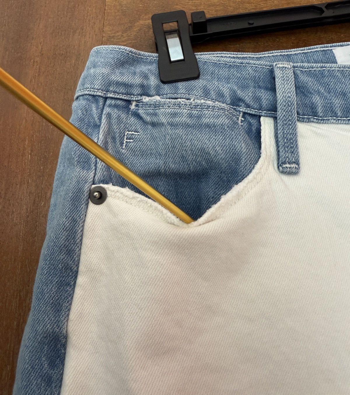 Frame Frame Denim Women’s Colorblock Le High Straight Hem Jeans Size 28" / US 6 / IT 42 - 5 Thumbnail