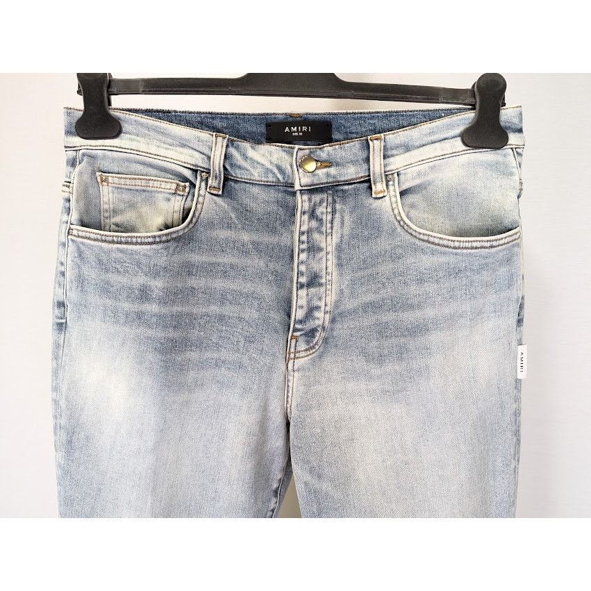 Amiri o1rshd1 Stack Flare Jeans in Stone Indigo Size US 32 / EU 48 - 10 Thumbnail