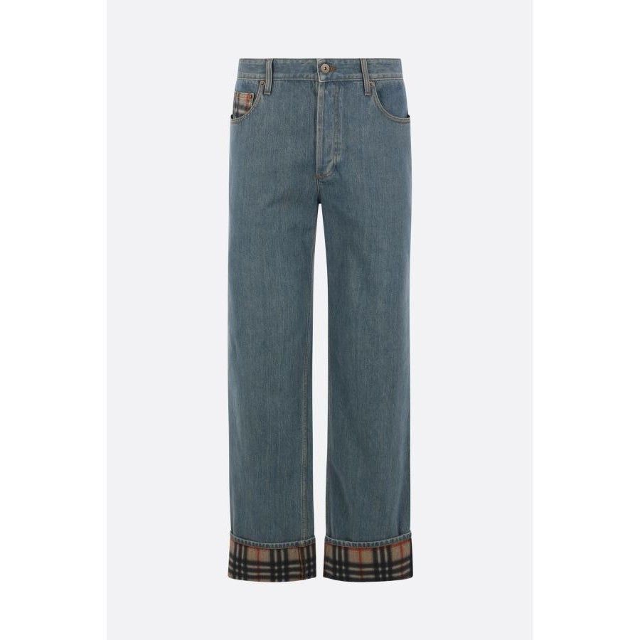 Burberry BURBERRY Dexter Blue Denim Jeans New & Authentic (Men's size Size US 32 / EU 48 - 1 Thumbnail