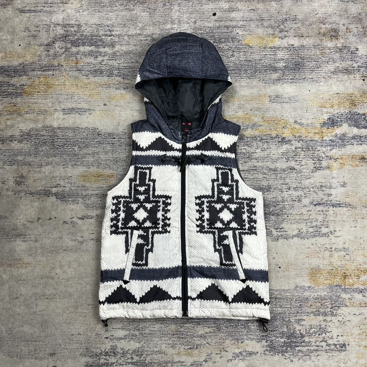 Hysteric Glamour X girl navajo aztec puffer vest double zipper Size US S / EU 44-46 / 1 - 1 Thumbnail