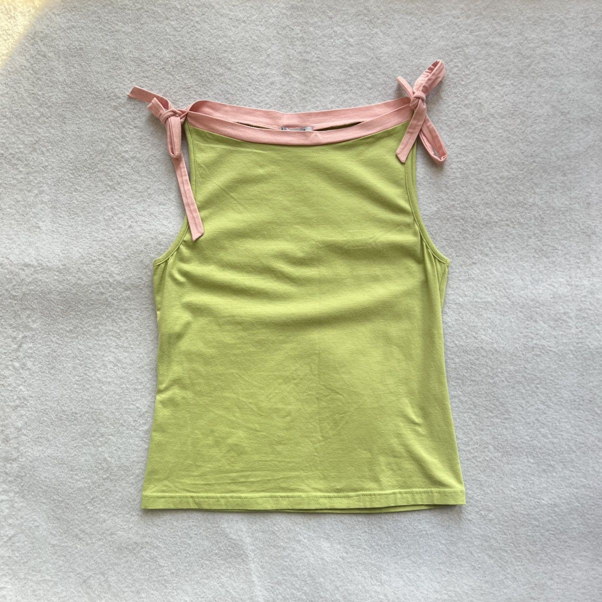 Moschino Moschino Ribbon Tank Top Size M / US 6-8 / IT 42-44 - 1 Thumbnail