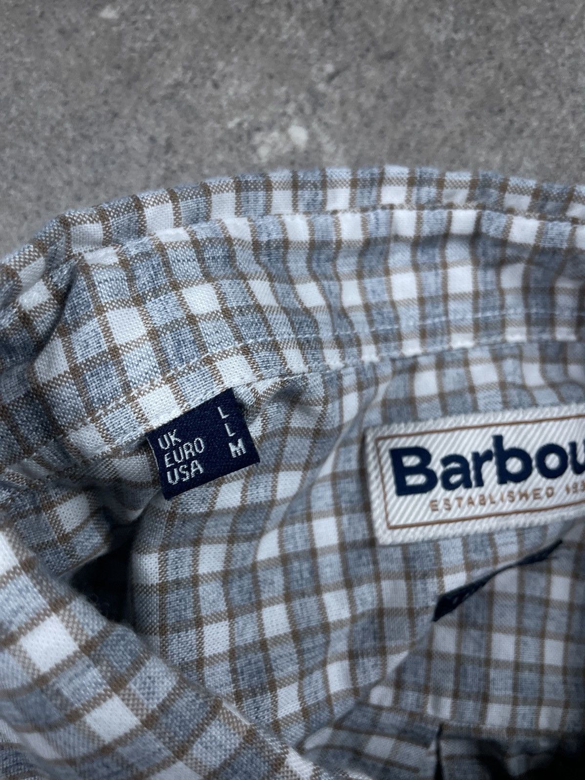 Barbour Vintage Barbour Shirt Basic Fit Old Money Y2K 90s USA Size US L / EU 52-54 / 3 - 4 Thumbnail