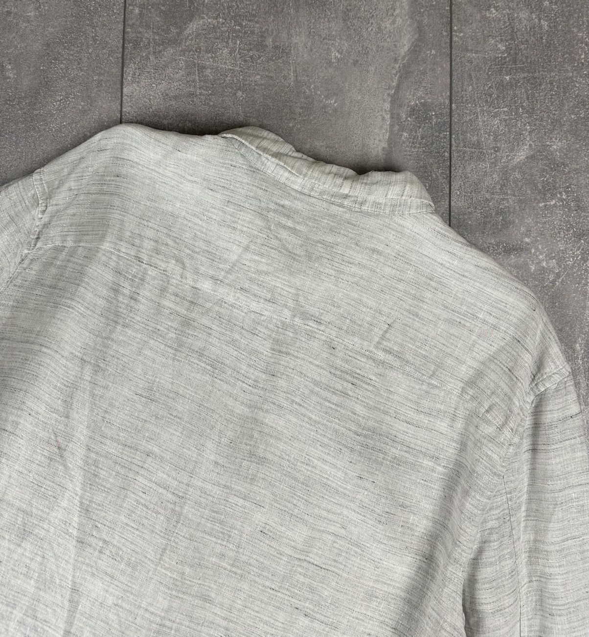 Allsaints Allsaints Oheka Linen Shirt Button Up Size US XL / EU 56 / 4 - 10 Thumbnail