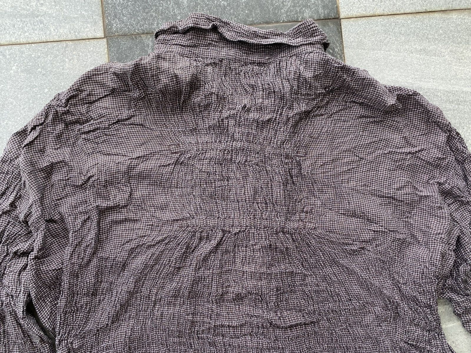 Issey Miyake Issey Miyake Permante Vintage 80's Silk Flannel Shirt Size M / US 6-8 / IT 42-44 - 10 Thumbnail