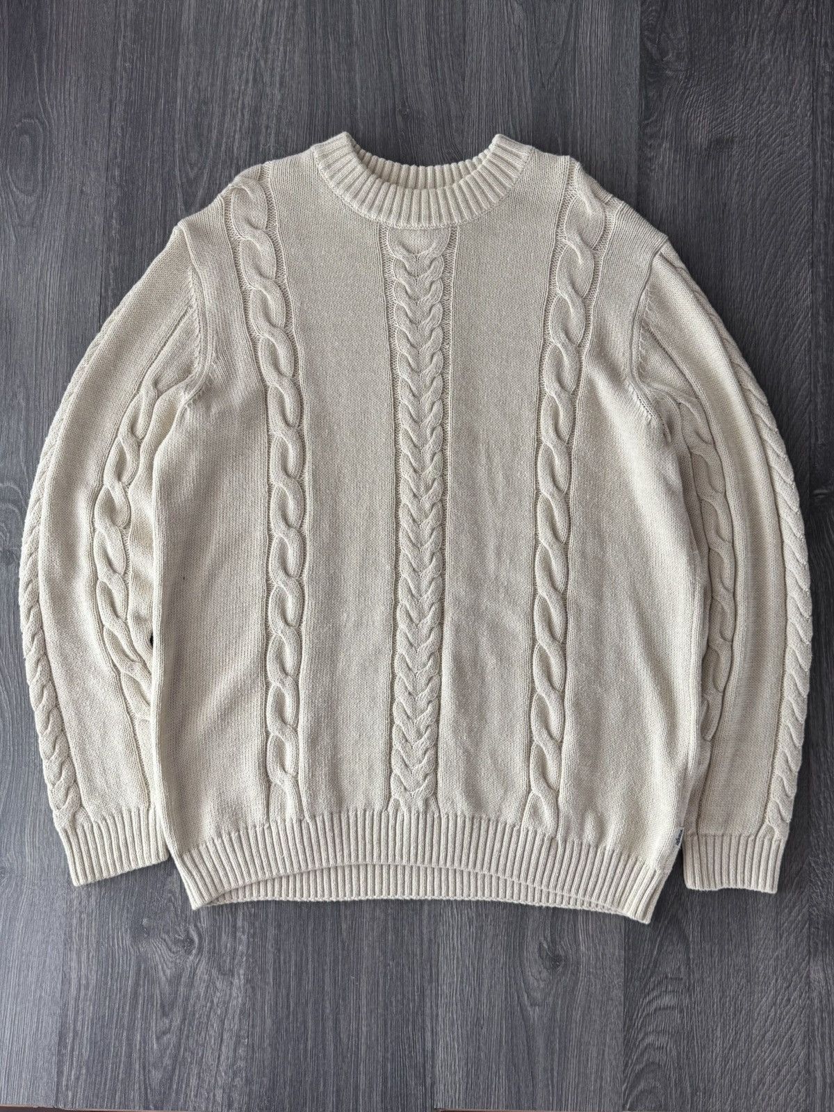 Wrangler Y2K Vintage Avantgarde Wrangler Oversized Cable Sweater Size US XL / EU 56 / 4 - 1 Thumbnail