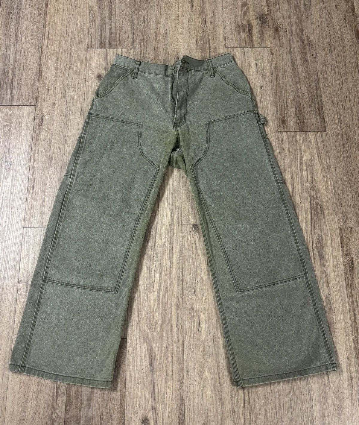 Other Baggy Cotton Canvas Cold Culture Double Knee Trousers Size US 30 / EU 46 - 1 Thumbnail