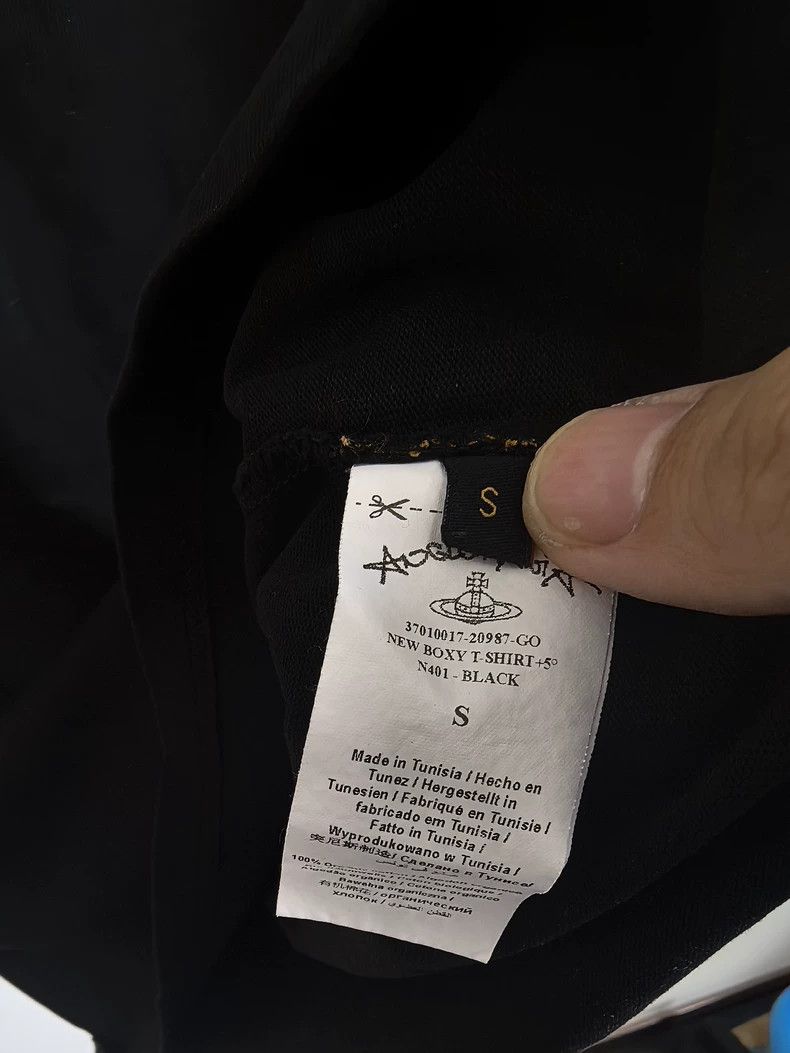 Vivienne Westwood Vivienne Westwood Black short-sleeved T-shirt Size S / US 4 / IT 40 - 4 Thumbnail