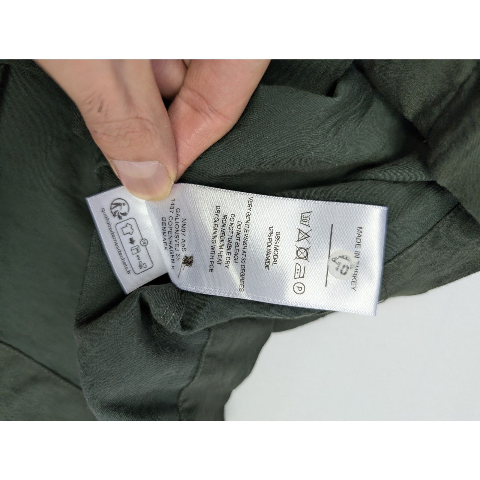 NN07 o1rshd1 CC20 Men's Dark Green Resort Collar Shirt Size US S / EU 44-46 / 1 - 17 Thumbnail