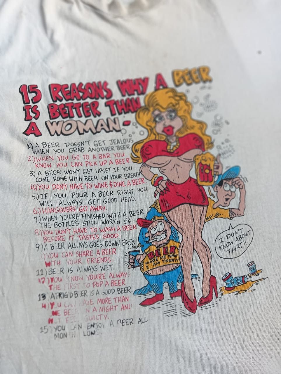 Vintage Funny quote distressed vintage Y2K tshirts Size US XL / EU 56 / 4 - 3 Thumbnail