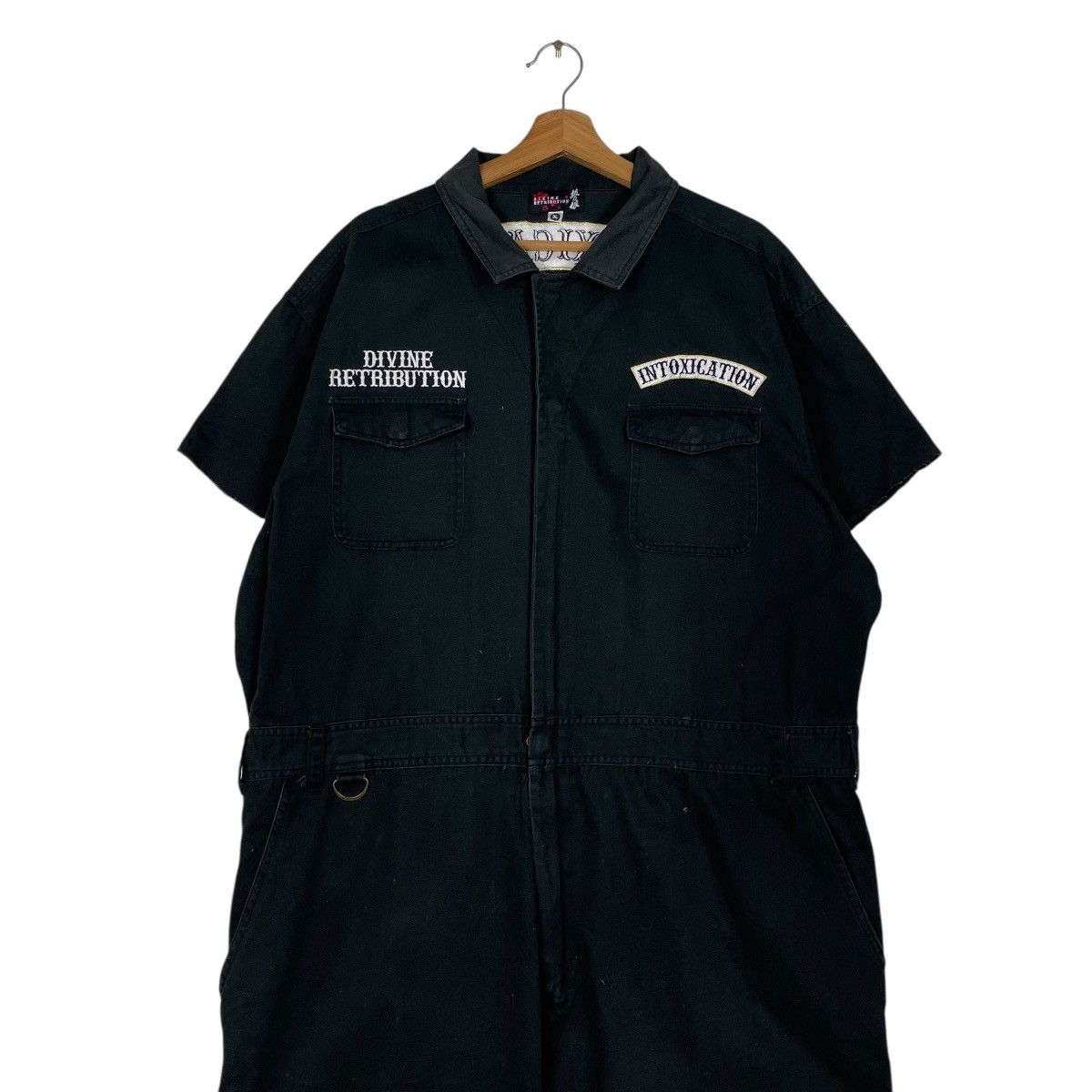Japanese Brand Divine Retribution Intoxication Embroidered Coverall Size US 36 / EU 52 - 7 Thumbnail