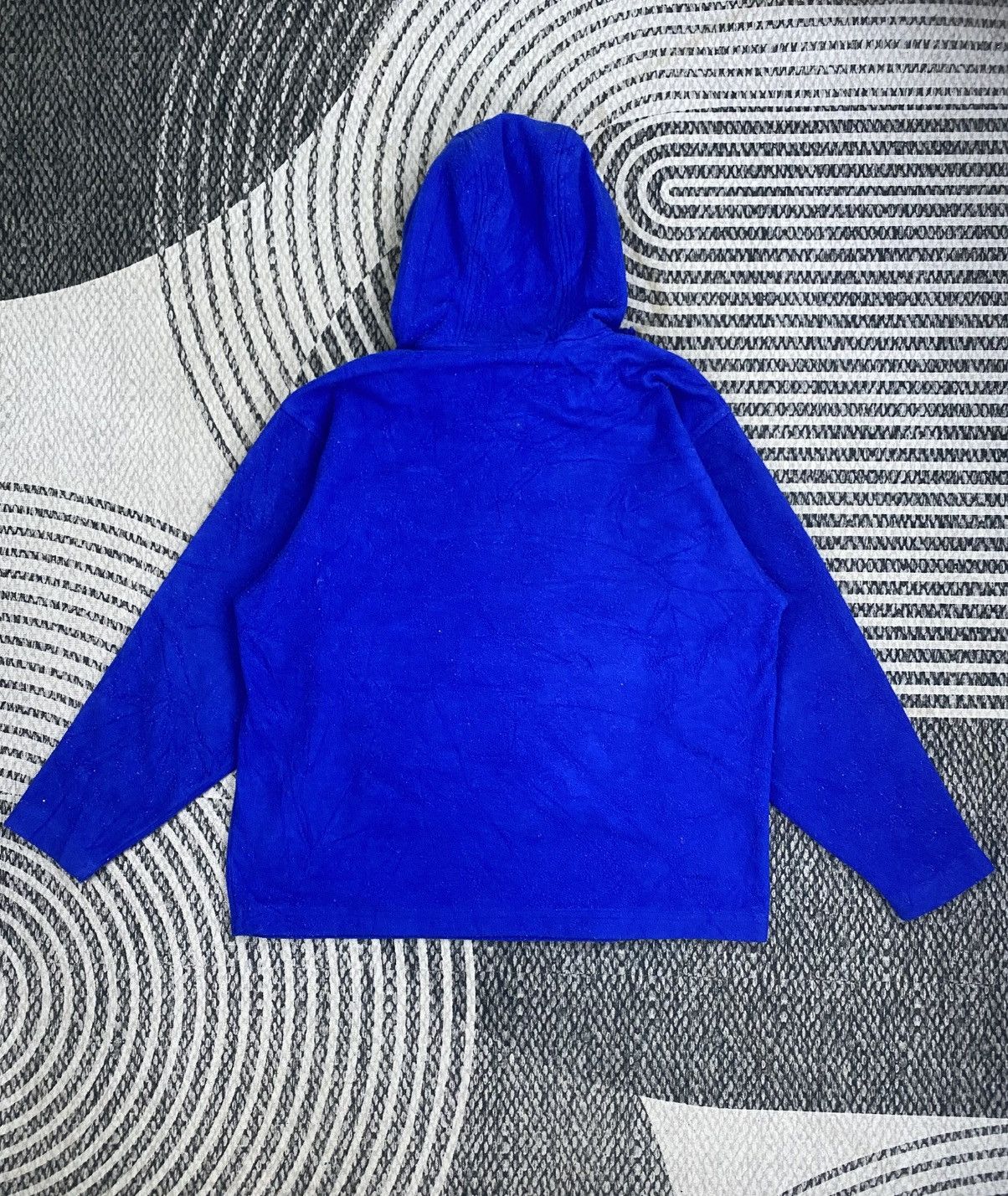 Polo Ralph Lauren Vtg Polo Deauville Royal Blue Fleece Hooded Anorak Pullover Size US M / EU 48-50 / 2 - 2 Thumbnail