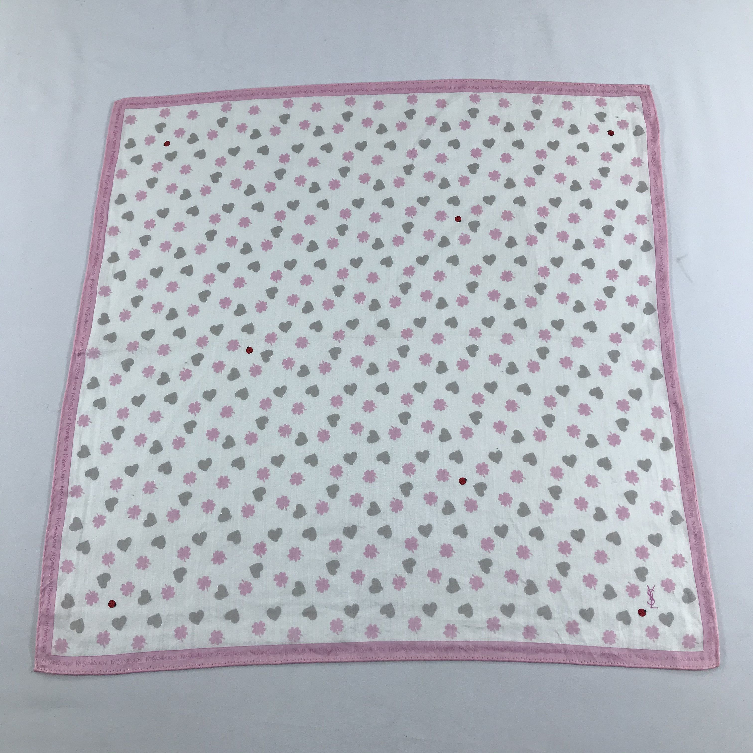 Yves Saint Laurent Yves Saint Laurent Handkerchief Neckerchief Bandana H742 Size ONE SIZE - 2 Thumbnail