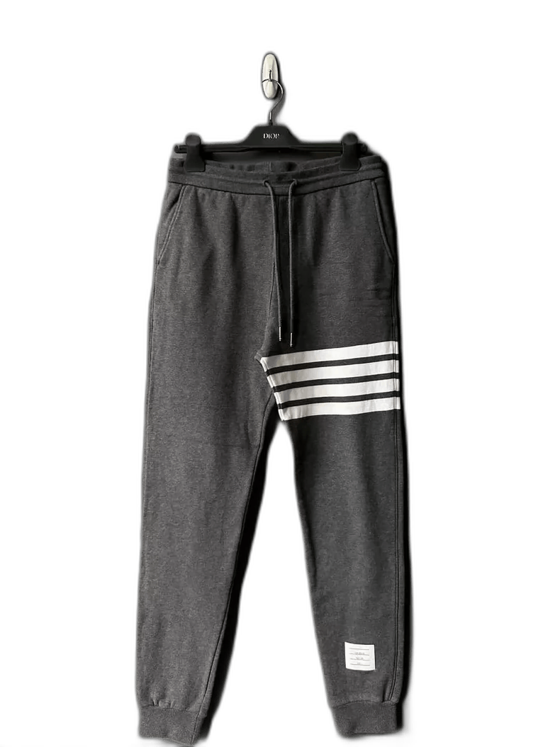 Thom Browne Thom Browne Dark Gray Knit Sweatpants Size US 26 / EU 42 - 1 Thumbnail