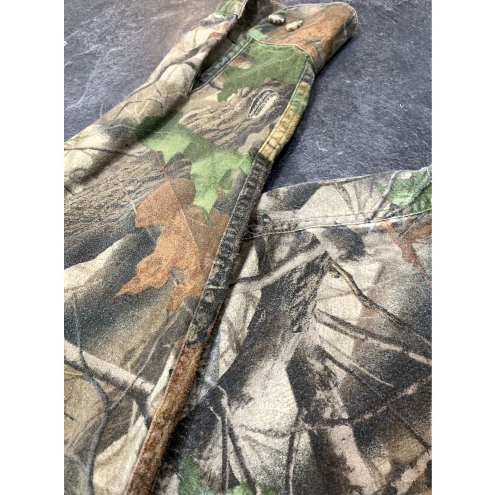 Realtree VINTAGE Wells Creek Men's XL Camouflage Flannel Shirt Outdoor Hunting Camo Long Sleeve Button-Up Size US XL / EU 56 / 4 - 7 Thumbnail