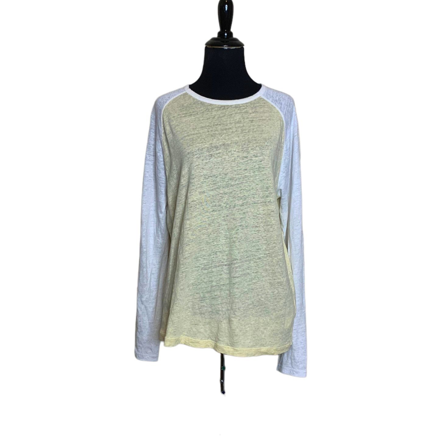 Vince Vince yellow crew neck Henley T shirt size Small Size S / US 4 / IT 40 - 1 Thumbnail