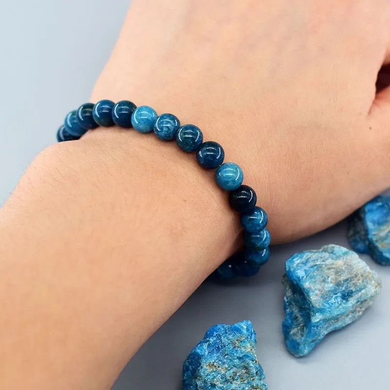 Jewelry 🔵 Bracelet Natural Stone - Blue Appetite Size ONE SIZE - 1 Thumbnail