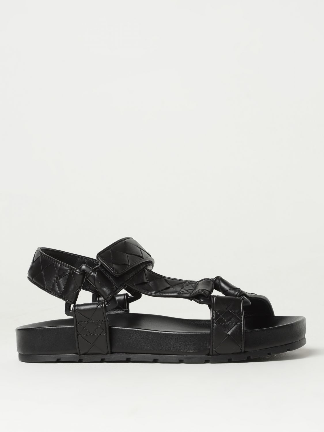 image of Bottega Veneta Sandals Men Black (Size 9)