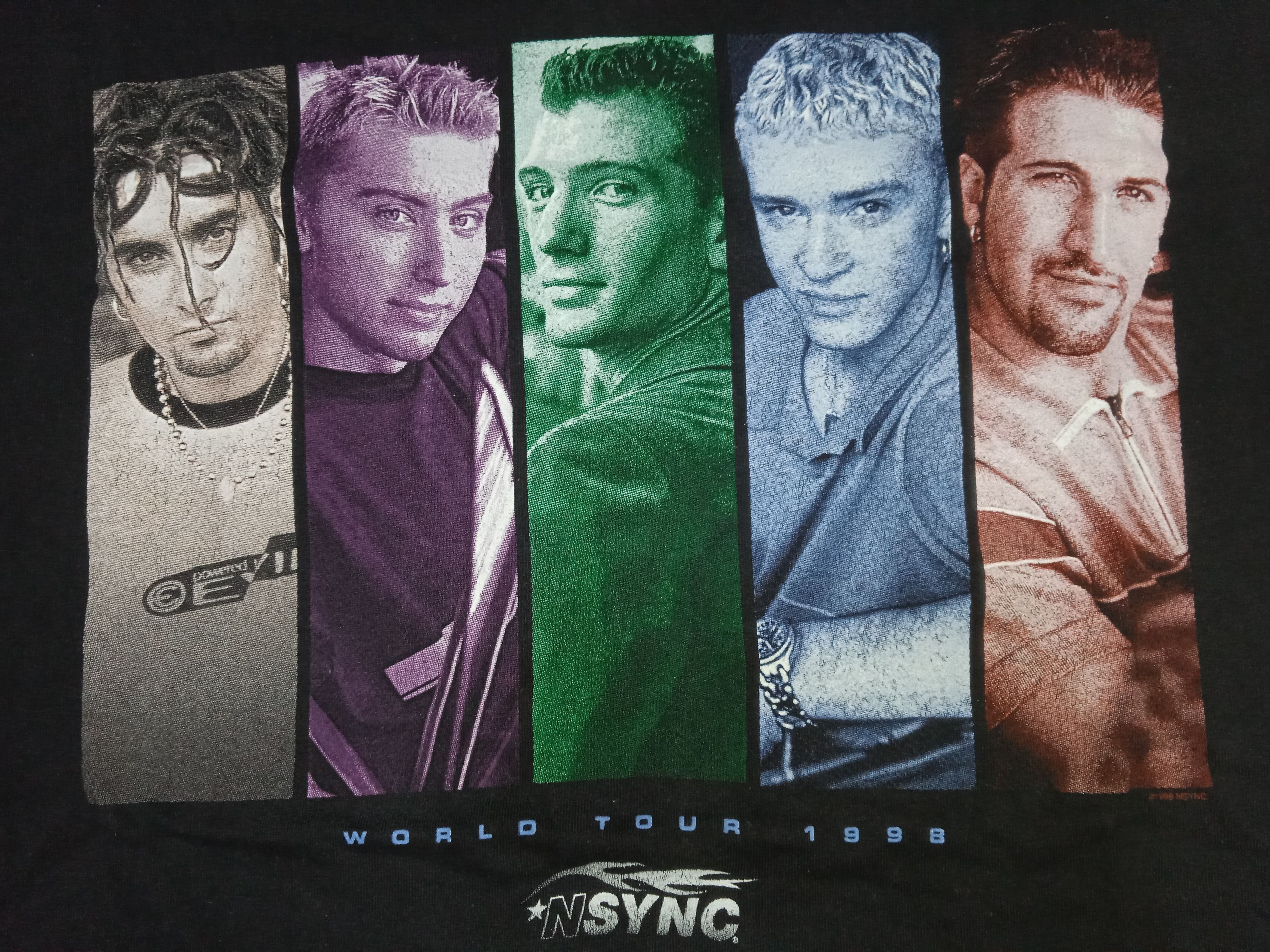 Other Vintage 90s NSYNC Tour 1998 T Shirt Size US XL / EU 56 / 4 - 4 Thumbnail