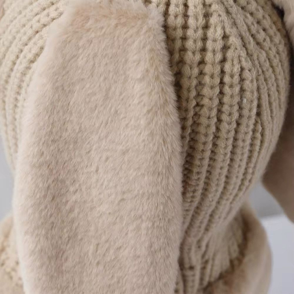 Japanese Brand Rabbit Ears Knitted Winter Beanies Hat Size ONE SIZE - 5 Thumbnail