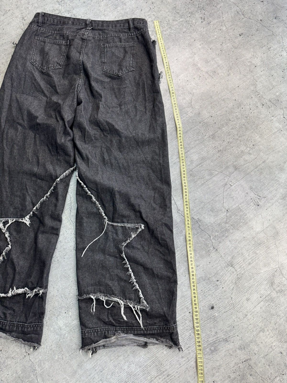 Japanese Brand Y2K Avant Garde Baggy Denim Jeans Streetwear Hype Size US 32 / EU 48 - 6 Thumbnail