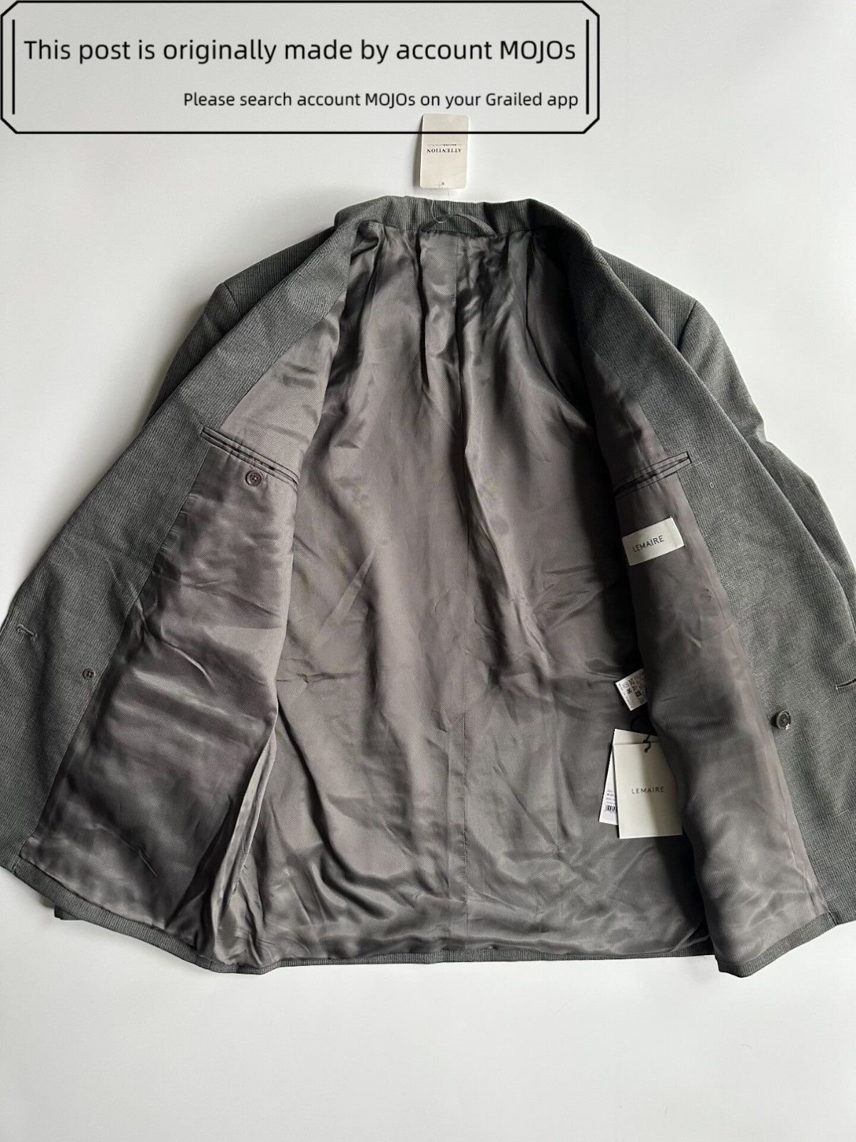 Lemaire Sz 46 Lemaire 22SS Oversized Blazer mojos5571 Size US S / EU 44-46 / 1 - 3 Thumbnail