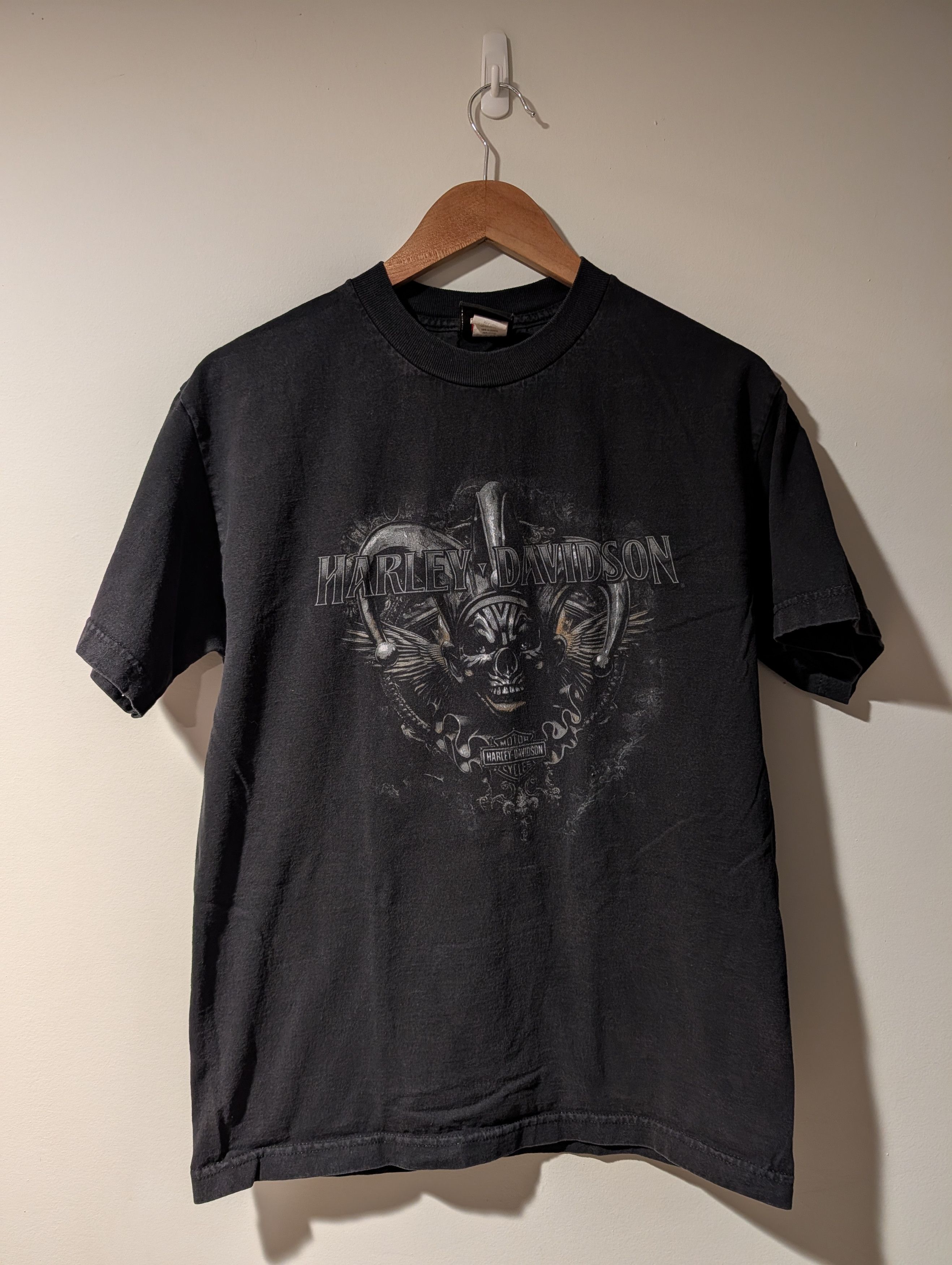 Harley Davidson Vintage 2014 Harley Davidson Motorcycle Jester Clown T-Shirt Size US M / EU 48-50 / 2 - 1 Thumbnail