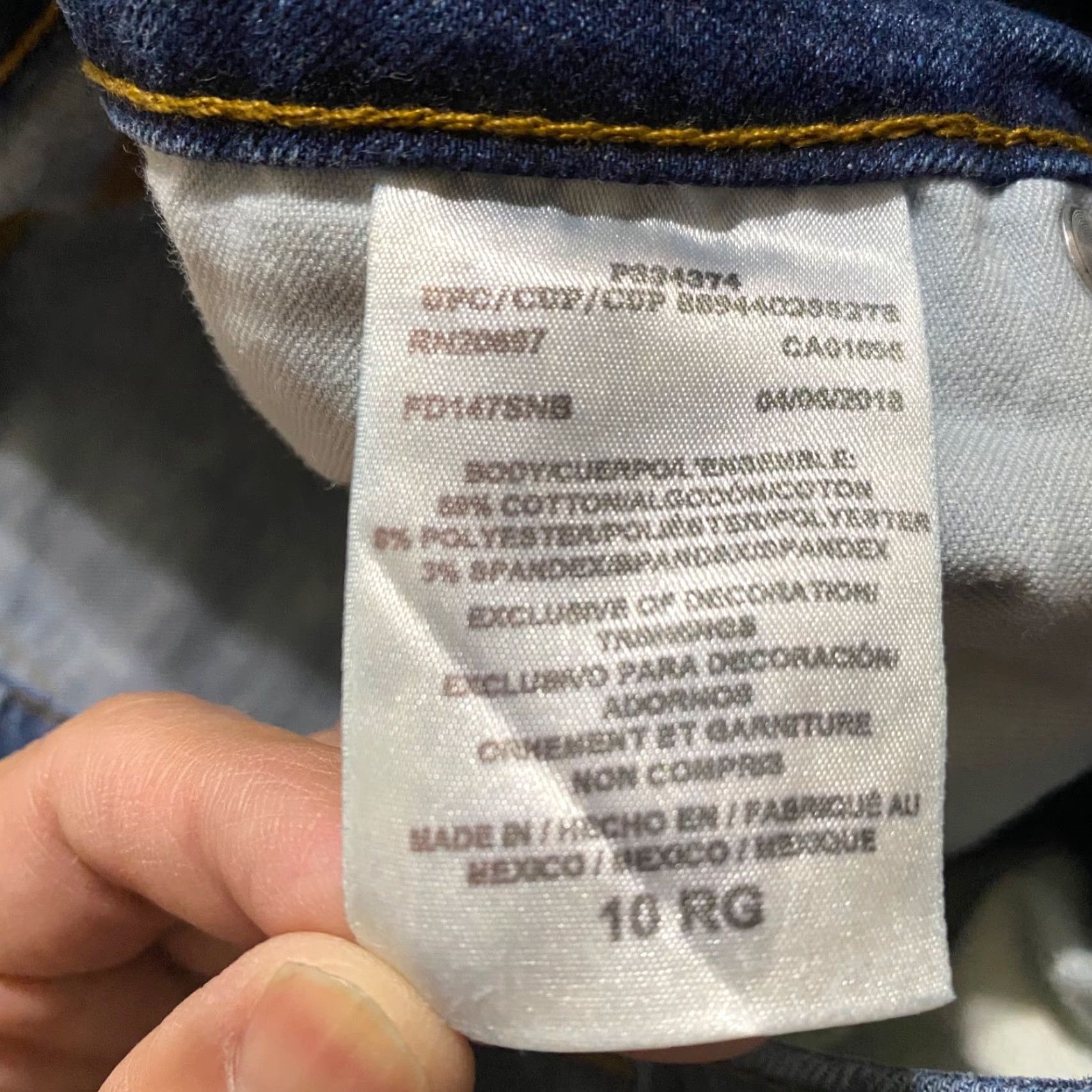 Dickies Dickies Jeans Womens 10 Blue Denim Medium Wash Bootcut Mid Rise Stretch 5-Pocket Design Casual Jeans Womens Size 32" / US 10 / IT 46 - 4 Thumbnail