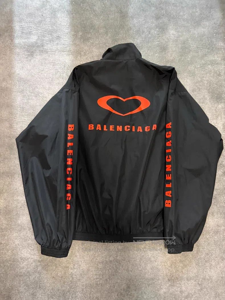 Balenciaga Balenciaga Heart Logo Jacket Size US M / EU 48-50 / 2 - 2 Thumbnail
