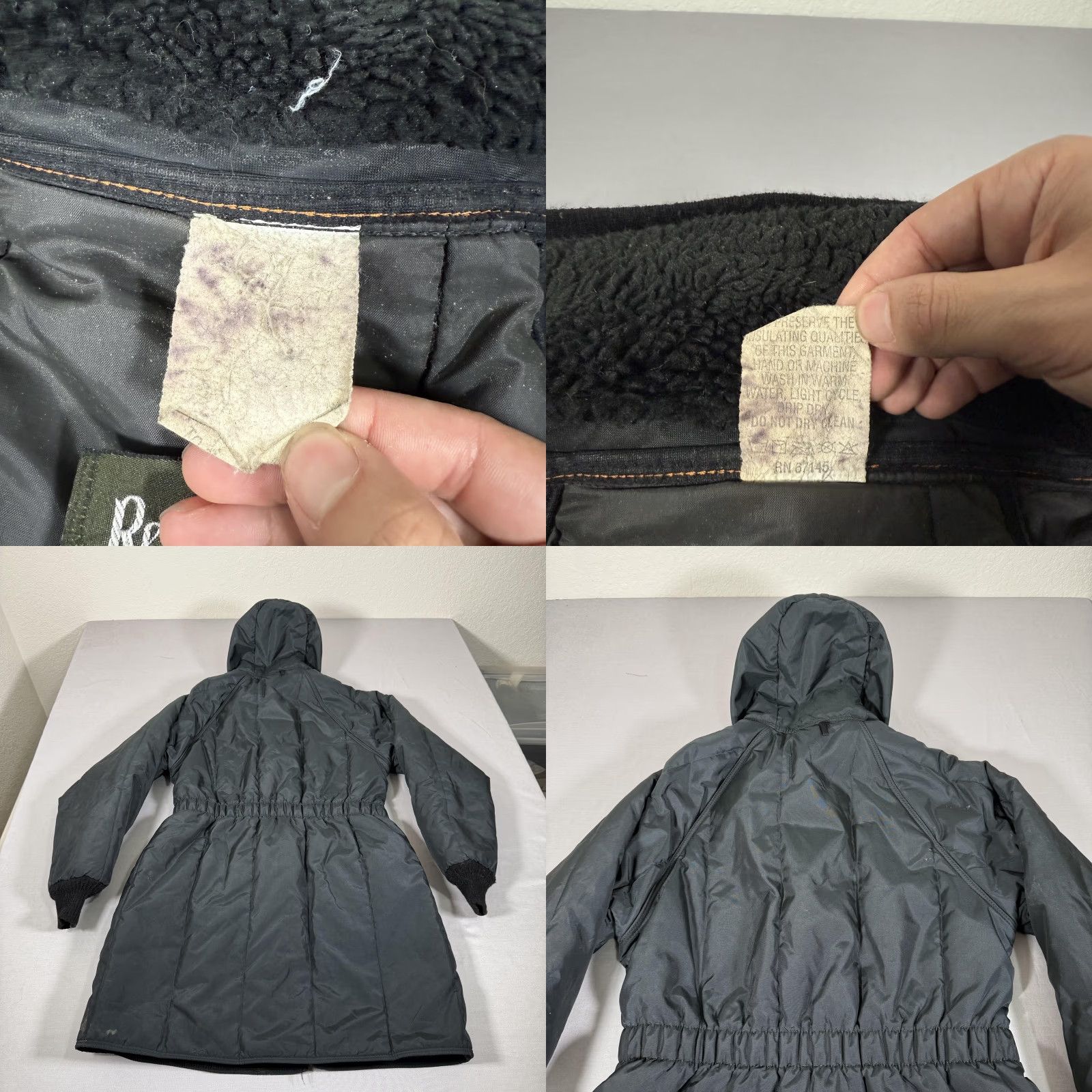Refrigiwear RefrigiWear Jacket Mens M Black Parka Zip Up Long Coat Insulated Lined Work HoodiePockets Thermal Wind-Resistant Zippered Pockets (Non-Vintage) Size US M / EU 48-50 / 2 - 9 Thumbnail