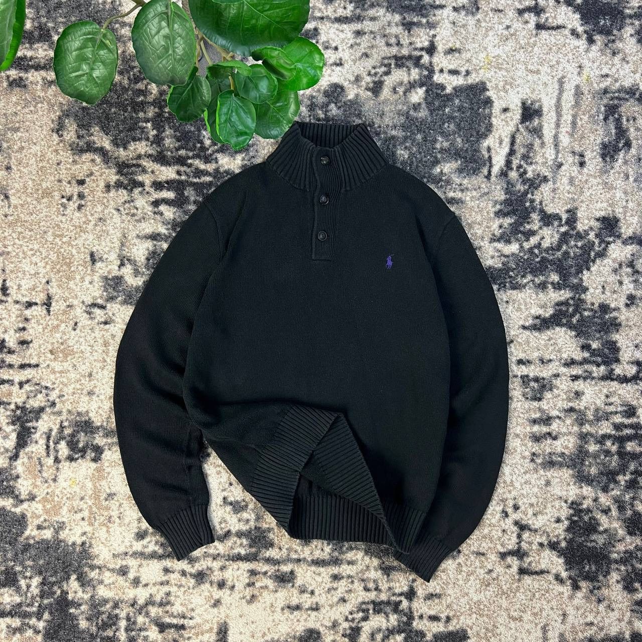 Polo Ralph Lauren Polo Ralph Lauren Luxury Quarter Button Up Sweater Size US L / EU 52-54 / 3 - 1 Thumbnail