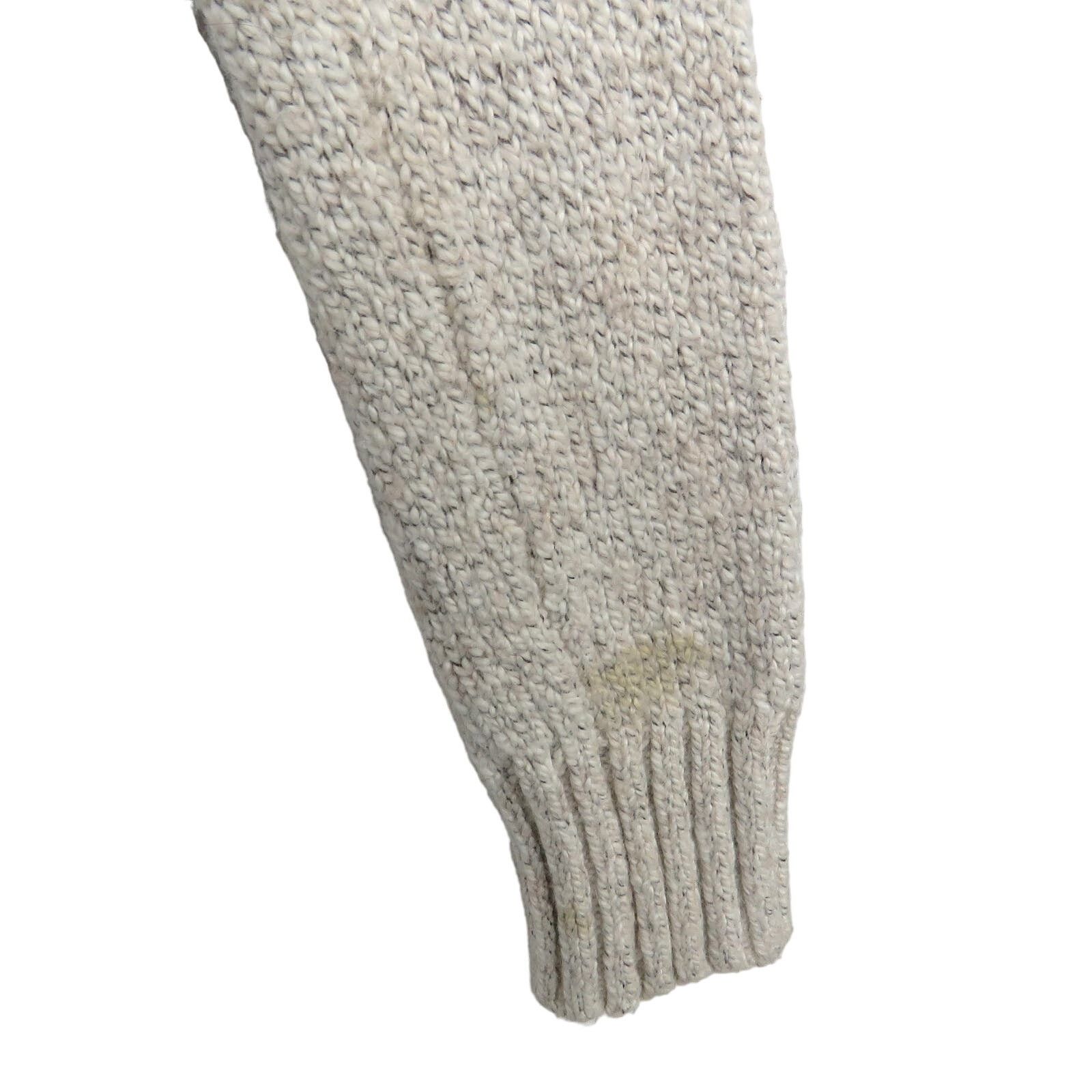 American Eagle Outfitters American Eagle Beige Turtleneck Sweater Medium Knit Cozycore Size M / US 6-8 / IT 42-44 - 4 Thumbnail