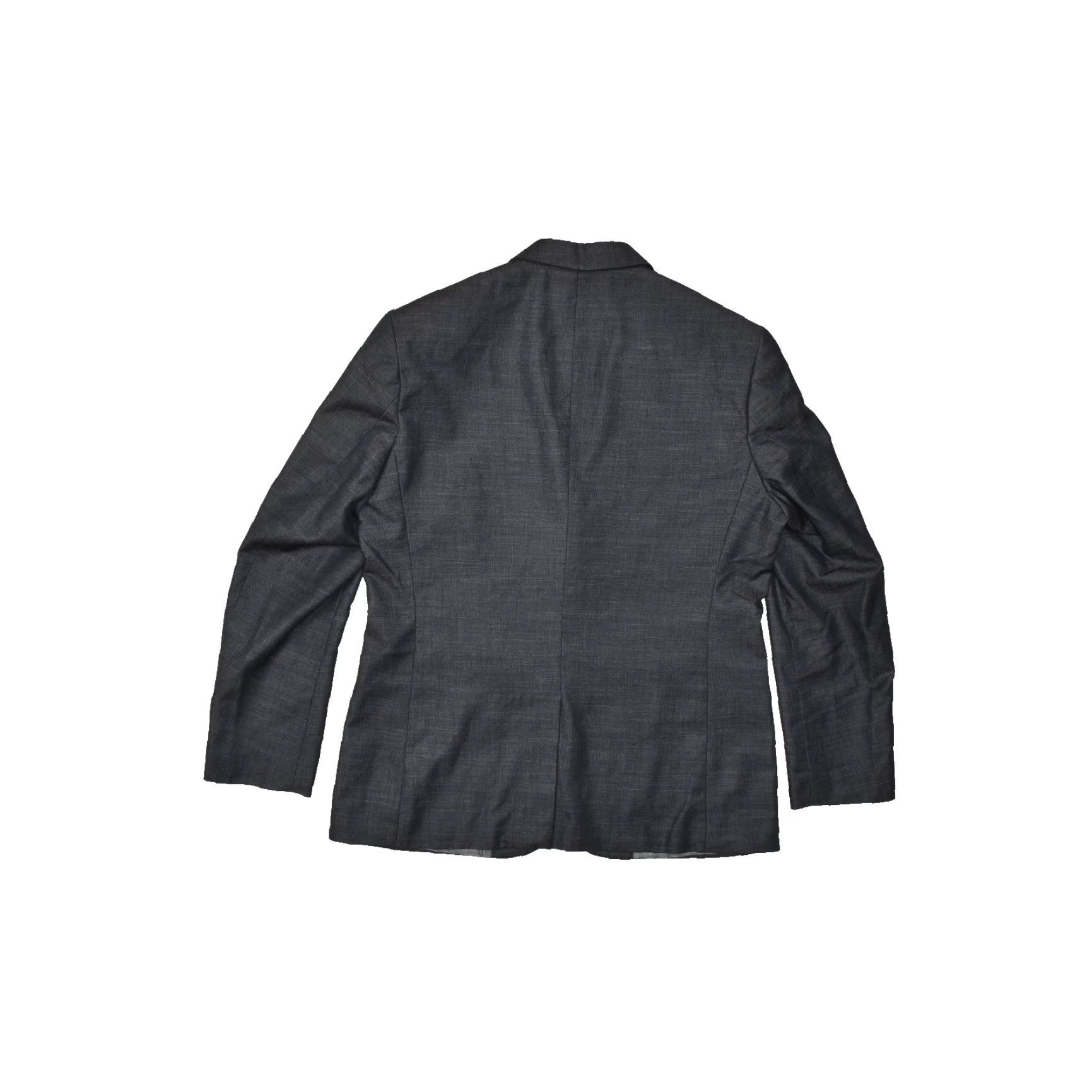 Perry Ellis Perry Ellis Sport Coat Jacket 2-Button Notch Lapel Gray Micro-Twill Slim Fit 42 Short Lined Men Size US 42 / EU 58 - 2 Thumbnail