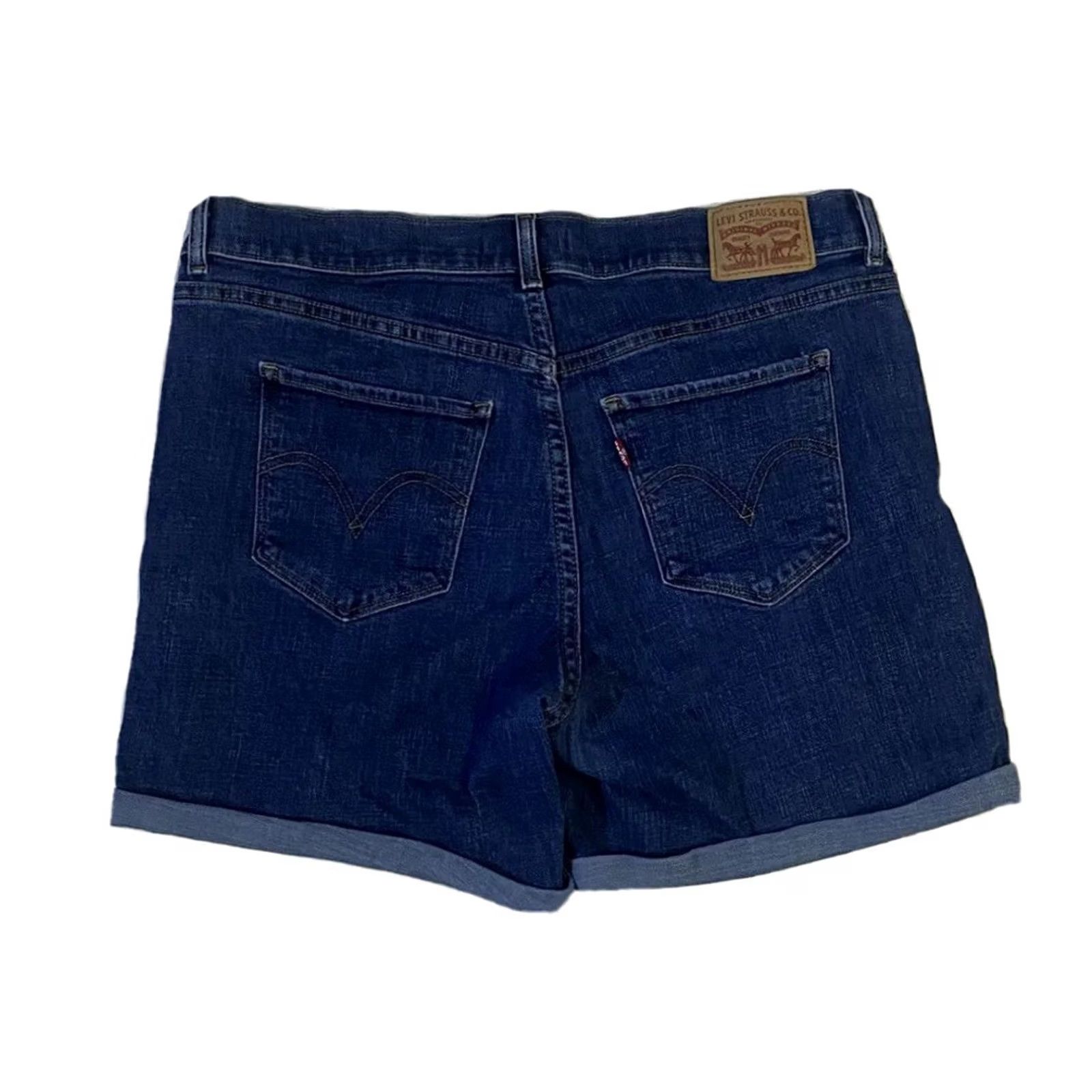Levi's VINTAGE none? No. Levi's Bermuda Jean Shorts Woman Blue Medium Wash 30? Size 30" / US 8 / IT 44 - 3 Thumbnail