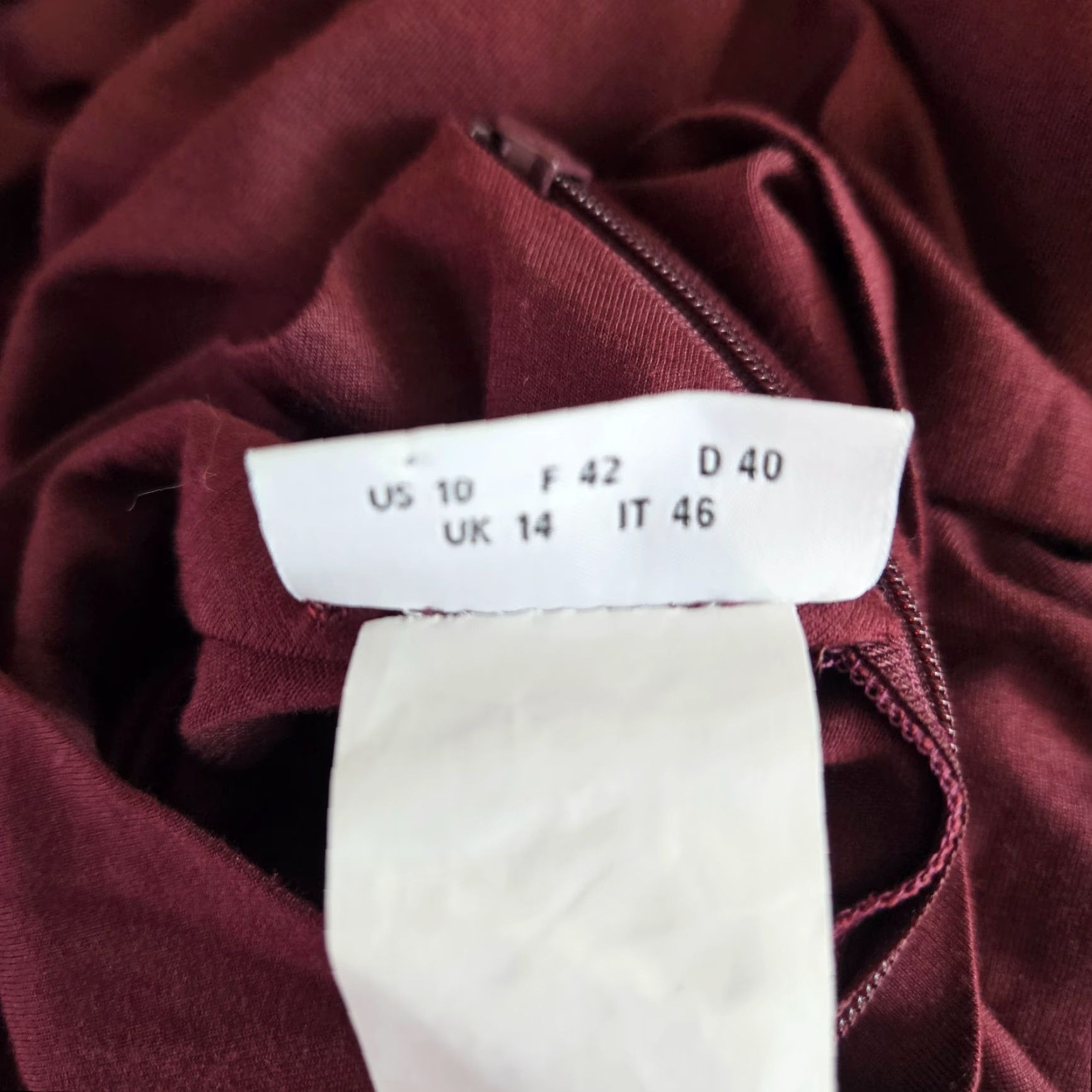 Vintage Akris Punto Womens Top Sz 10 Solid Maroon Long Sleeve Modal Blend Shirt Adult Size 10 Red Clothing Women Top 10s? Size L / US 10 / IT 46 - 4 Thumbnail
