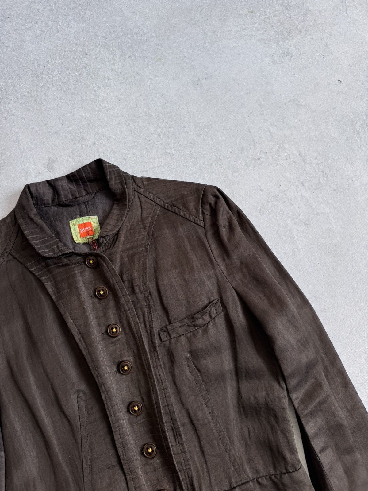 Hugo Boss Vintage Hugo Boss 00s Japan Style Archive Women’s Trench Size S / US 4 / IT 40 - 5 Thumbnail