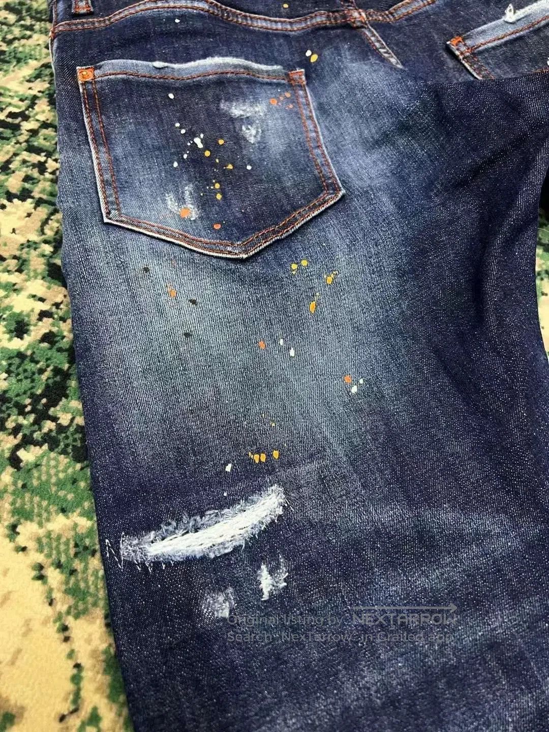 Dsquared2 sexy twist mid-rise skinny jeans. Size 41" - 6 Thumbnail