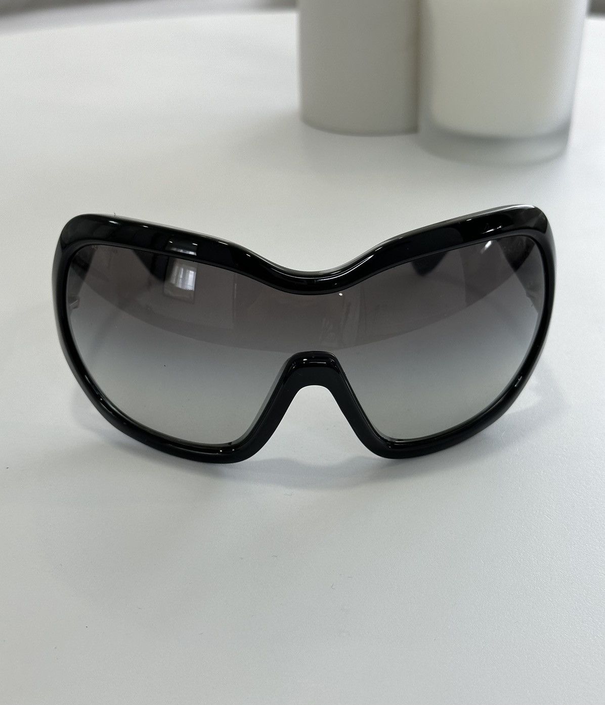Prada Prada archive FW11 Runway Mask sunglasses | Grailed
