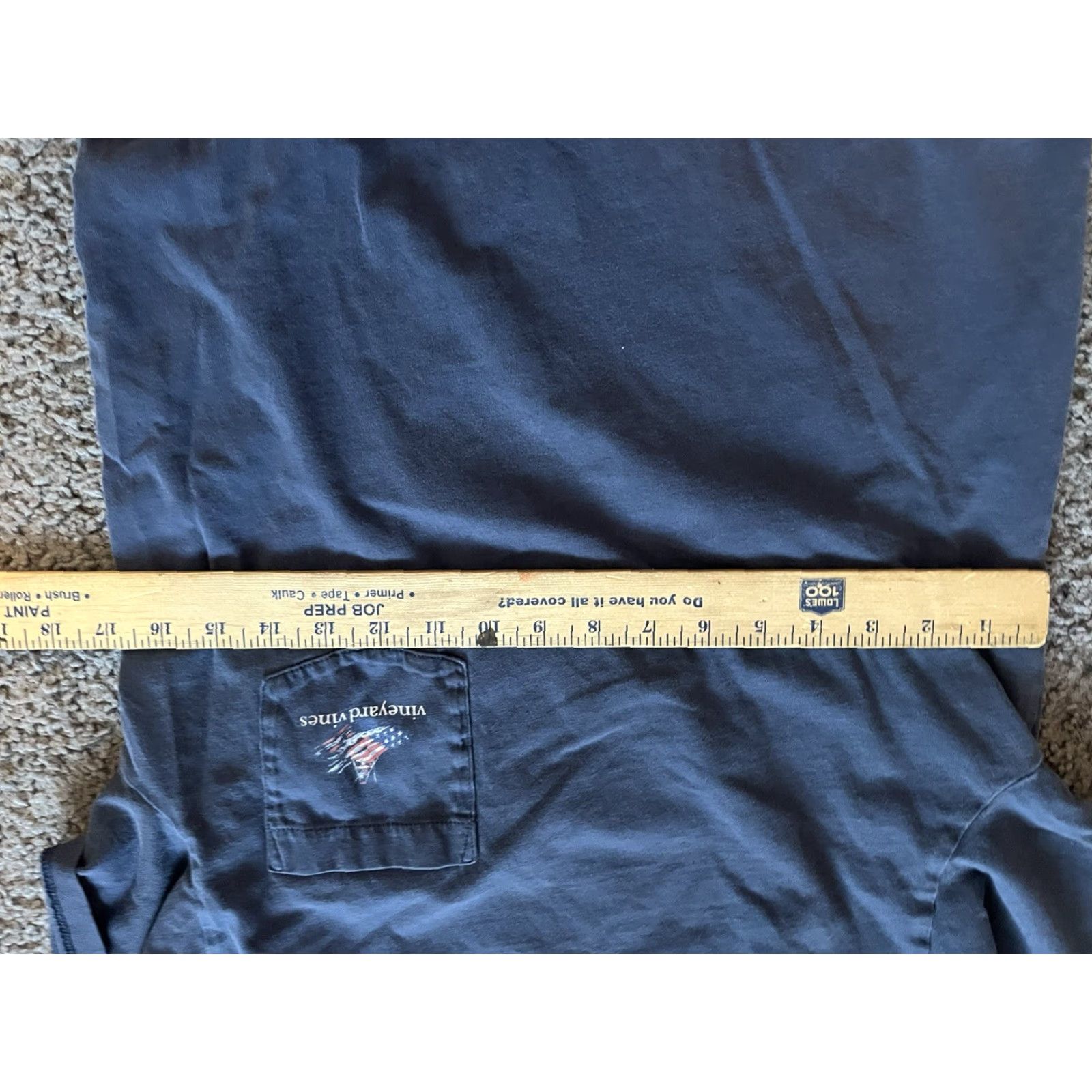 Vineyard Vines Vineyard Vines Mens Shirt XS Navy Blue Cotton Pocket T-shirt Size US XS / EU 42 / 0 - 4 Thumbnail
