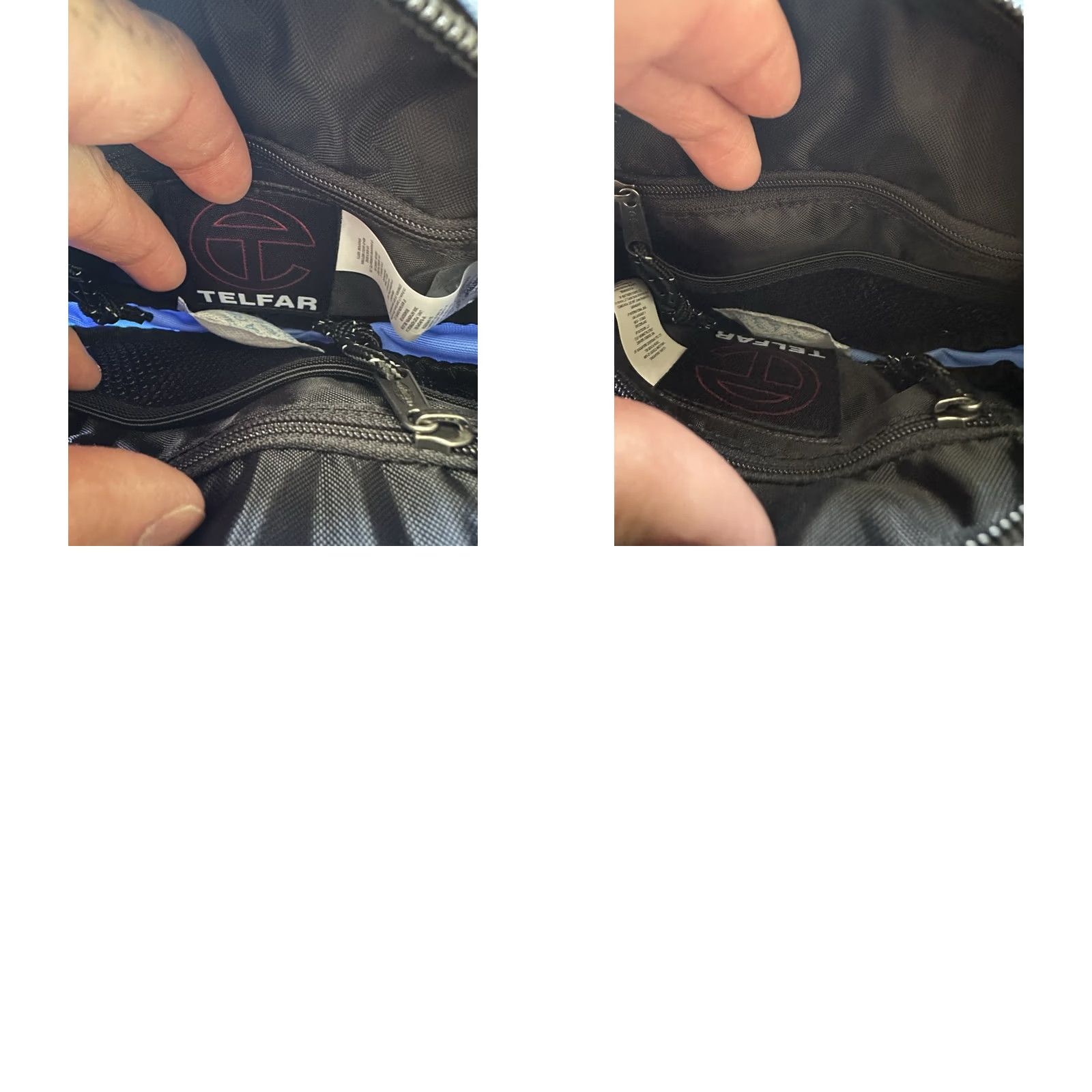 Telfar Telfar x Eastpak Crossbody Bag Sky Blue Canvas Black Circle Rare NWT Unisex Adults Size ONE SIZE - 9 Thumbnail