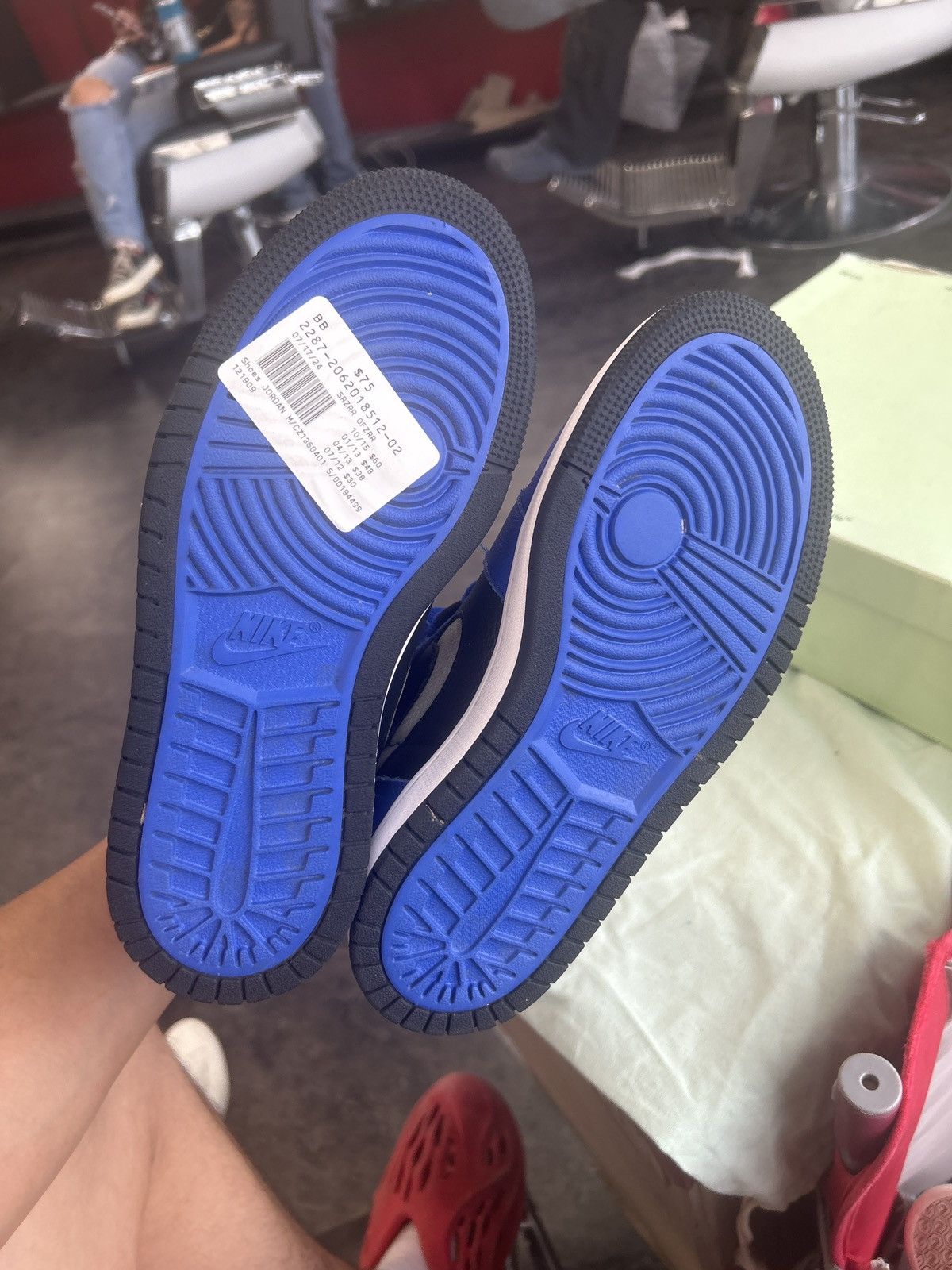 Nike Jordan 1 zoom blue Size US 6.5 / IT 36.5 - 5 Thumbnail