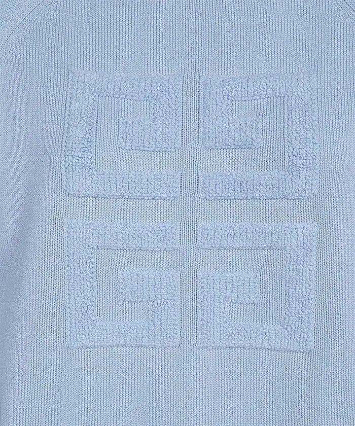 Givenchy o1srvl11e1224 Cashmere Sweater in Blue Size L / US 10 / IT 46 - 3 Thumbnail