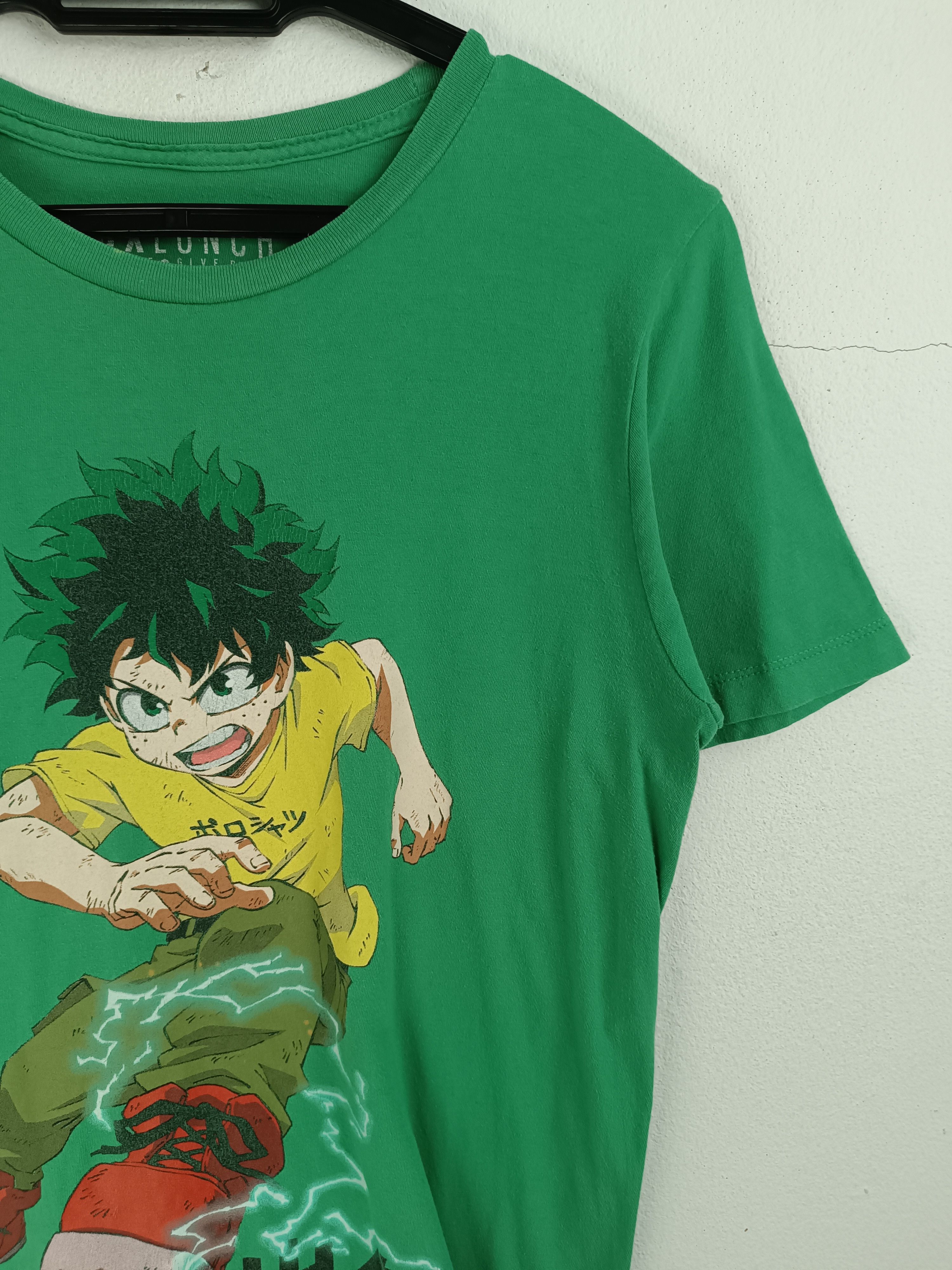 Anime VINTAGE MY HERO ACADEMIA IZUKU MIDORIYA DEKU T redriot shoto Size US S / EU 44-46 / 1 - 6 Thumbnail