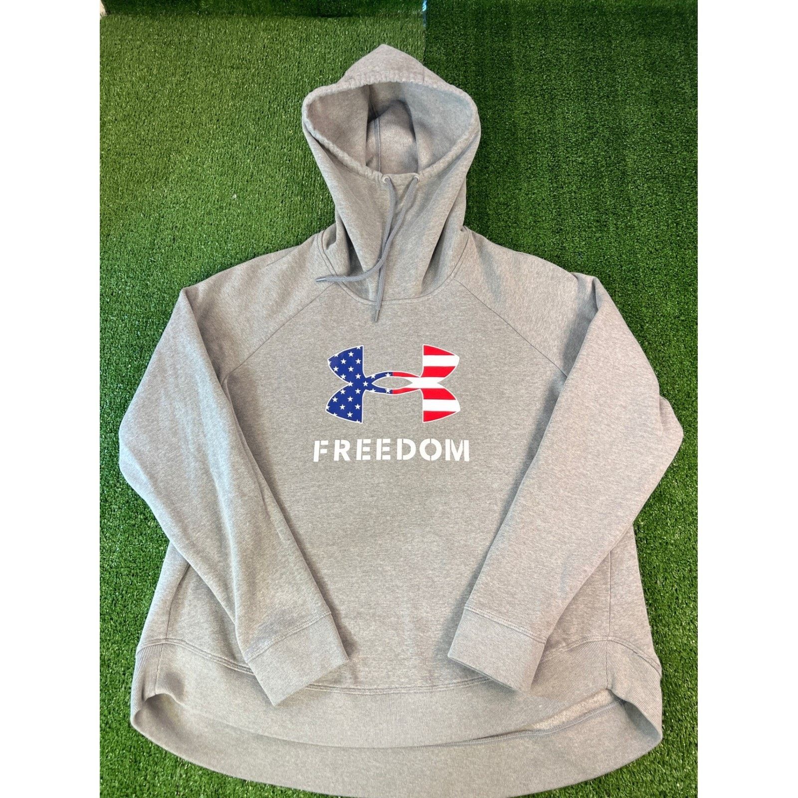 Under Armour Under Armour Freedom Hoodie Mens Gray Sweatshirt XL Size US XL / EU 56 / 4 - 1 Thumbnail